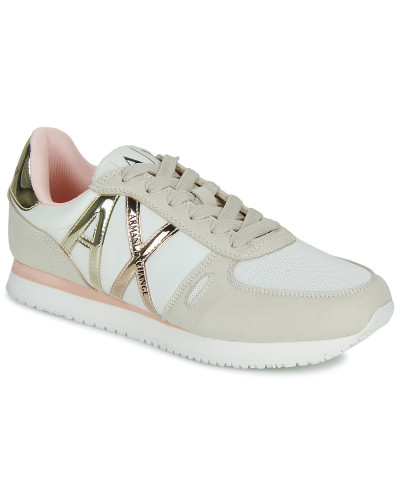 Baskets basses femmes Armani Exchange XDX031 Beige