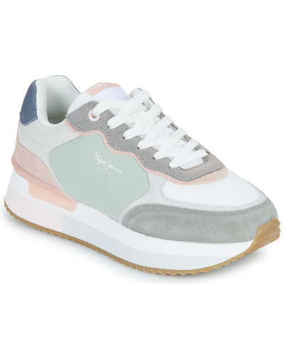 Baskets basses femmes Pepe jeans RUSPER CLASS Beige