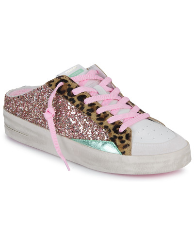 Baskets basses femmes Crime London SK8 DELUXE SABOT Multicolore