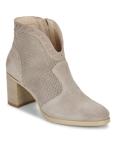 Bottines femmes NeroGiardini E512710D Beige