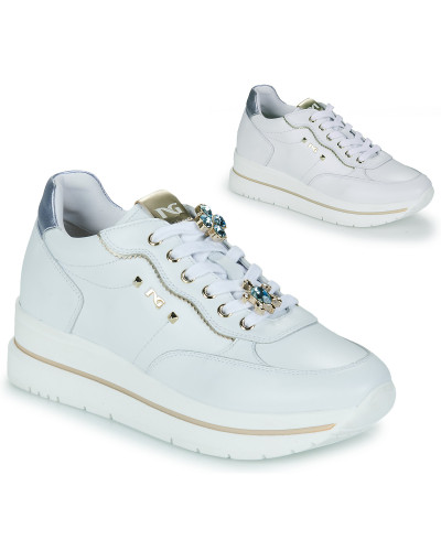 Baskets basses femmes NeroGiardini E512907D Blanc