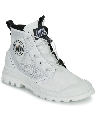 Baskets montantes femmes Palladium PAMPA LITE TRAVEL VT Blanc