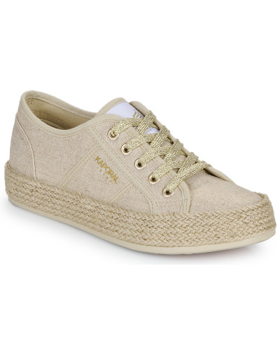 Baskets basses femmes Kaporal TOGARTY Beige