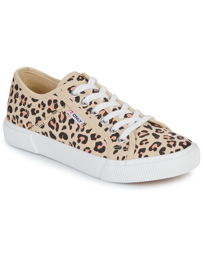 Baskets basses femmes Only ONLNICOLA CANVAS SNEAKER PRINT Multicolore