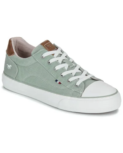 Baskets basses femmes Mustang 1272307 Vert