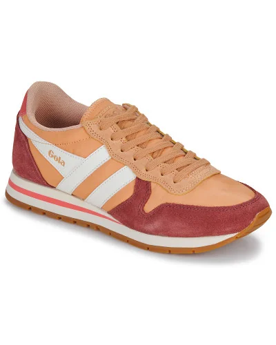 Baskets basses femmes Gola Daytona Chute Rose