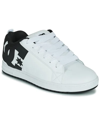 Baskets basses femmes DC Shoes COURT GRAFFIK Blanc