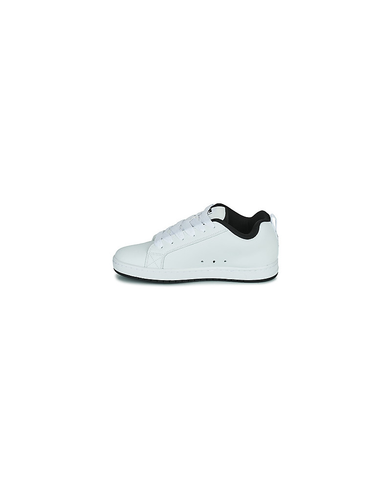 DC Shoes Court Graffik - Baskets Basses Femme En Toile Et Cuir - Style Skate