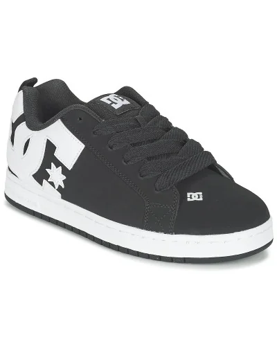 Baskets basses femmes DC Shoes COURT GRAFFIK Noir