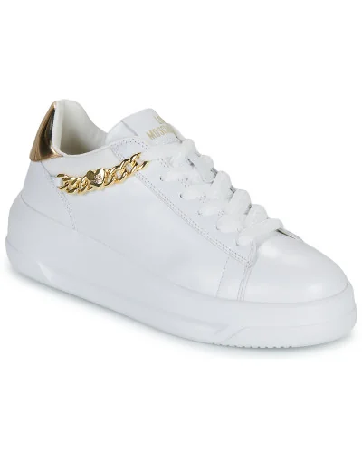Baskets basses femmes Love Moschino ECLIPSE Blanc