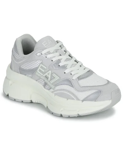 Baskets basses femmes Emporio Armani EA7 X8X237 Gris