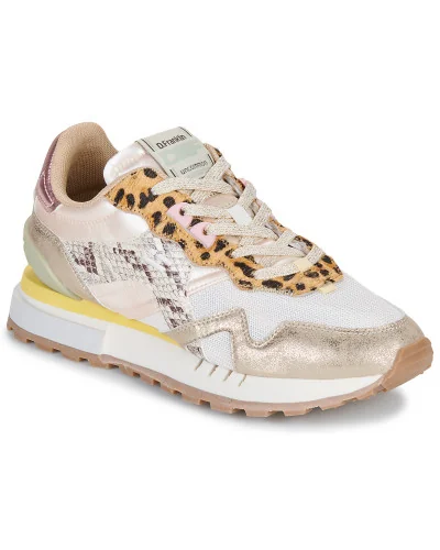 Baskets basses femmes D.Franklin 378 VIBLA Doré