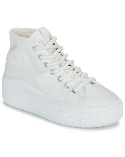 Baskets montantes femmes Les Petites Bombes LOUNA Blanc