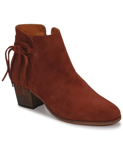 Bottines femmes Betty London HEIDI Rouge