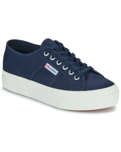Baskets basses femmes Superga 2740 PLATFORM Marine