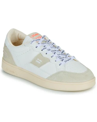Baskets basses femmes D.Franklin 403 MATCH Blanc