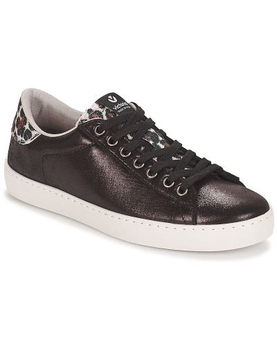 Baskets basses femmes Victoria DEPORTIVO BRILLO/LEOPARDO Noir