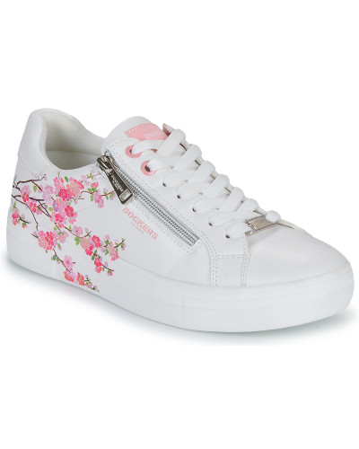 Baskets basses femmes Dockers by Gerli 56GM203 Blanc