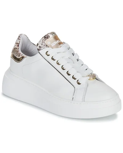 Baskets basses femmes Meline 608ACC-LO-E883 Blanc