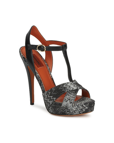 Sandales femmes Missoni VM034 Noir