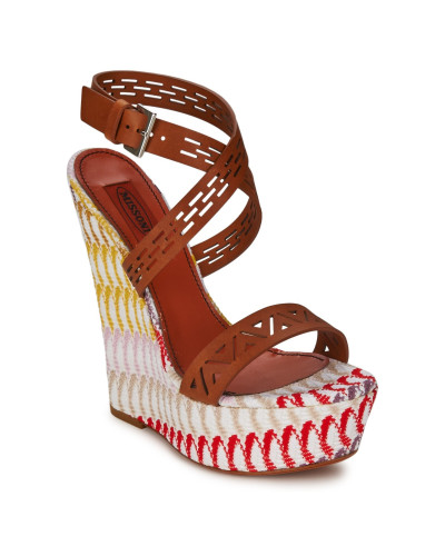Sandales femmes Missoni XM015 Marron