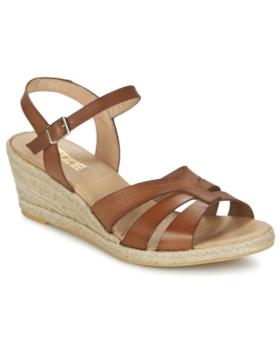 Sandales femmes So Size ELIZA Marron