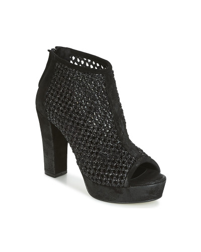 Sandales femmes Now RAFFIA Noir