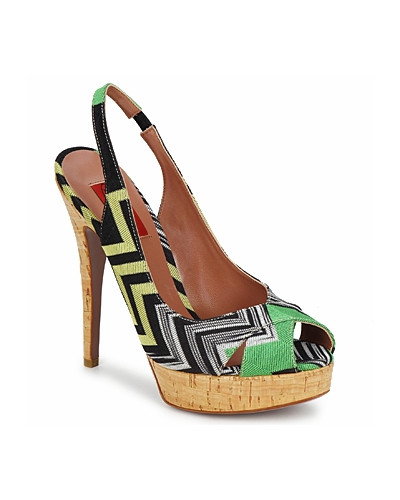 Sandales femmes Missoni RM71 Vert