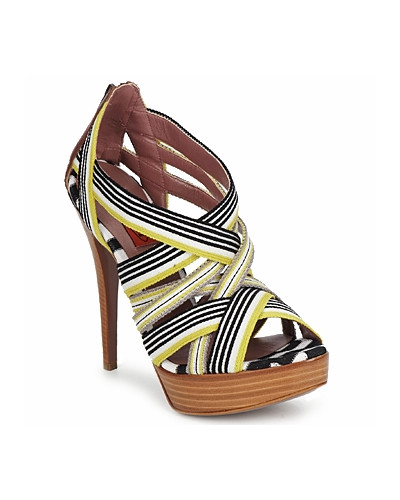 Sandales femmes Missoni RM20 Jaune