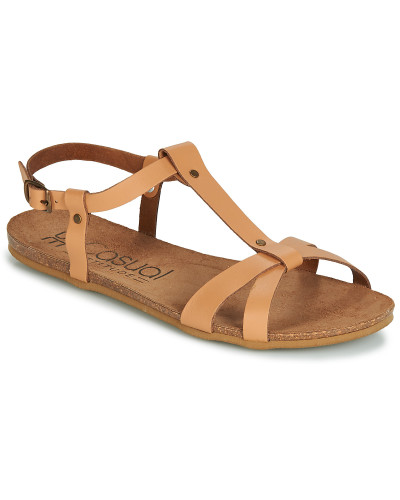 Sandales femmes Casual Attitude JALIYAXE Marron
