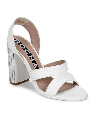 Sandales femmes Rochas RO18244 Blanc