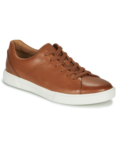 Baskets basses hommes Clarks UN COSTA LACE Marron