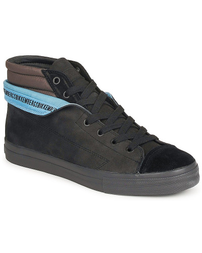 Baskets montantes hommes Bikkembergs PLUS MID SUEDE Noir