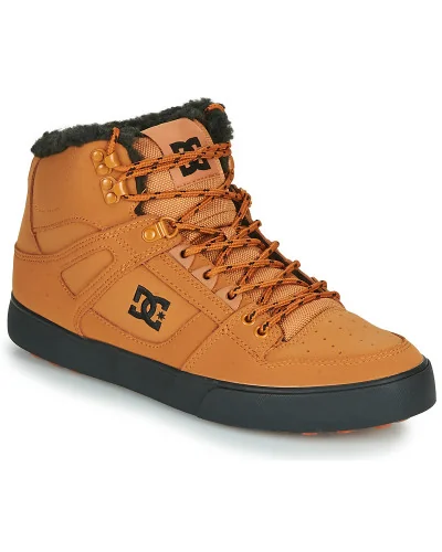 Baskets montantes hommes DC Shoes PURE HT WC WNT Marron