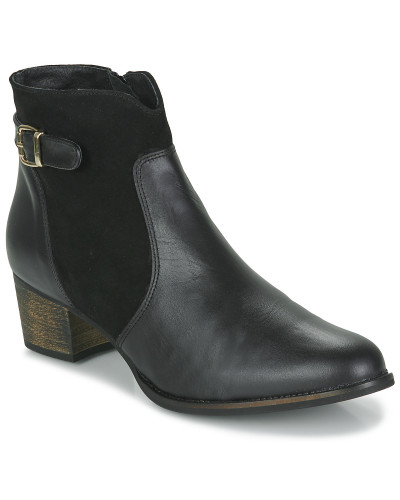 Bottines femmes So Size SERELLE Noir