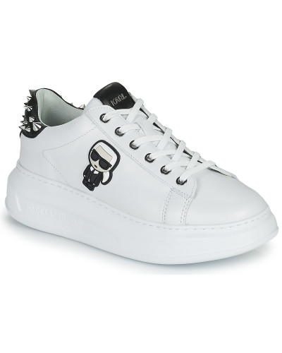 Baskets basses femmes Karl Lagerfeld KAPRI KARL IKONIC STUD TAB Blanc