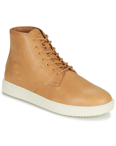 Baskets montantes hommes Clae GIBSON Marron