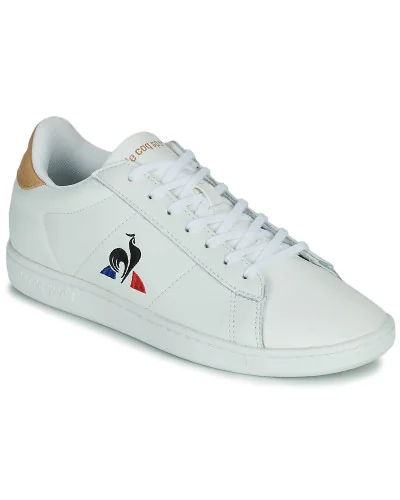 Baskets basses hommes Le Coq Sportif COURTSET Blanc