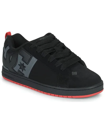 Baskets basses hommes DC Shoes COURT GRAFFIK SQ Noir