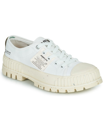 Baskets basses femmes Palladium PALLASHOCK LO ORG Blanc