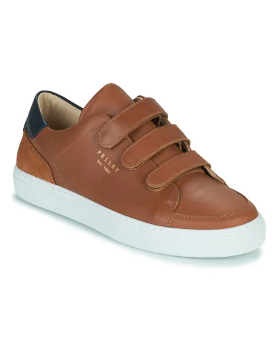 Baskets basses hommes Pellet SID Marron