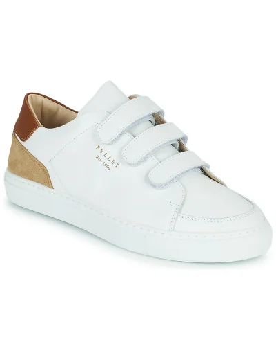 Baskets basses hommes Pellet SID Blanc