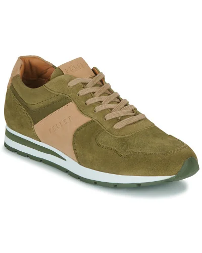 Baskets basses hommes Pellet MARCEL Vert