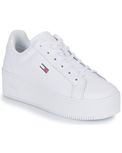 Baskets basses femmes Tommy Jeans TOMMY JEANS FLATFORM ESSENTIAL Blanc