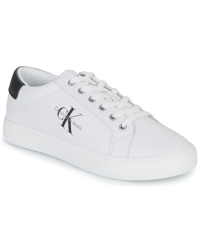 Baskets basses hommes Calvin Klein Jeans CLASSIC CUPSOLE LACEUP LOW LTH Blanc