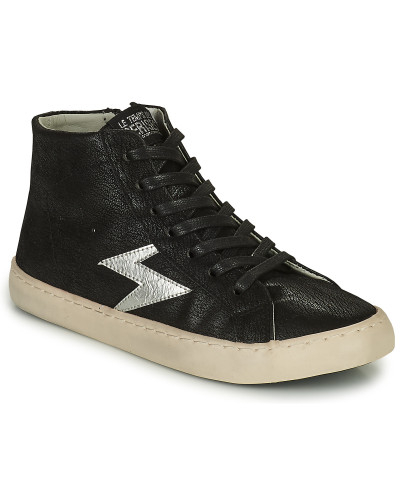 Baskets montantes femmes Le Temps des Cerises SOHO Noir