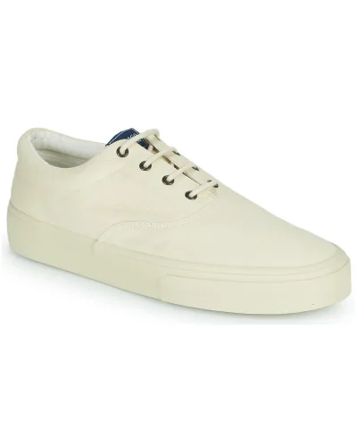 Baskets basses hommes Sebago JOHN SUEDE Blanc