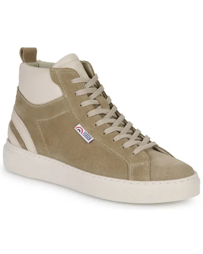 Baskets montantes hommes Yurban MANCHESTER Beige