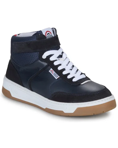 Baskets montantes hommes Yurban BROOKLYN Bleu