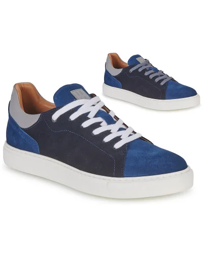Baskets basses hommes Pellet JOSEPH Marine